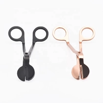 China Wholesale pink stainless steel candle tools wick trimmer scissors for candle making manufacturer