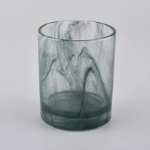 China hand made glass candle holder in bulk manufacturer