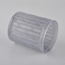 China frosted colored glass candle jar with lid manufacturer