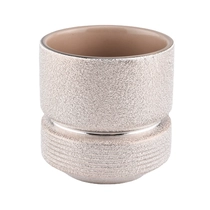 China China unique ceramic empty shining candle jars manufacturer manufacturer