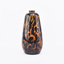 China Fragrance mable high round ceramic reed aroma diffuser flower bottle Aromatherapy home decor wholesale manufacturer