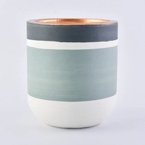 China Wholesales glazed frosted votive ceramic candle jar 10oz 20oz manufacturer