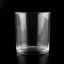 China wholesale empty clear classic glass candle holder manufacturer
