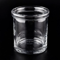 China 780ml big capacity luxury clear glass candle jar for candle making manufacturer