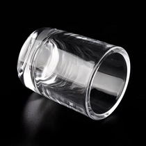 China Sunny tealight clear glass candle jar for candle making 6oz 8oz manufacturer