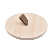 China Customized round wood lid for candle jar supplier manufacturer