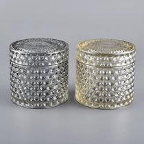 China wholesale high quality empty custom glass container for candle manufacturer