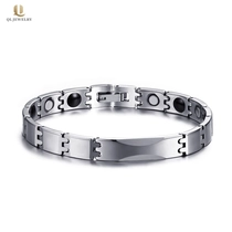 porcelana Pulsera de la salud de la salud del tungsteno del tungsteno de la venta caliente caliente para los hombres con los imanes y el germanio proveedor de China fabricante