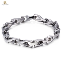 porcelana Venta caliente para hombre Joyería de tungsteno Alto pulido Pulsera de cadena de carburo de tungsteno Fabricante de China fabricante