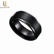 China Großhandel 8mm gewölbte Matte Fertig Zwei Ton Wolframkarbid Ring Gold und Blauer Wolframkarbidring Hersteller