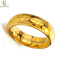 China China Fabrik und Hersteller machen den Film Ring 8mm gewölbt und gold Wolframkarbidring mit kundenspezifischen gravierten Herren Modeschmuck Fingerring Wolfram-Bands Hersteller