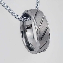 China Wolframring auf Lager Beliebte 8 mm sandgestrahlte flache Stufenkanten gerillter weißer Wolframkarbidring China Hersteller Hersteller