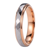Cina Newest Design 6mm Domed Faceted and High Polished Tungsten Carbide Ring Men's Wedding Bands Tungsten Faceted Ring China Manufacturer - COPY - wn841b produttore