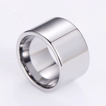 Cina Fand nuziali di tungsteno di tungsteno da uomo alto 14 mm alte pipa da 14 mm tagliato in carbone in carbone di tungsteno extra largo produttore