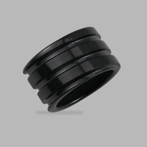 Cina Fede nuziale da uomo personalizzata OEM / ODM Anello in ceramica da 10 mm con design scanalato per la vendita all'ingrosso produttore