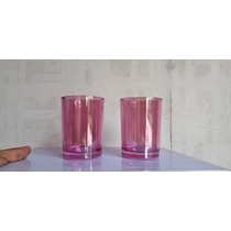 China 6 Unzen Transparente Galvanisierte Glaskerzengläser mit dicker Wand Hersteller