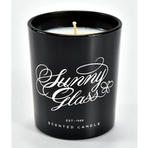 China Wholesale 8oz 10oz Black Glass Candle Holder With Ccustom Logo manufacturer