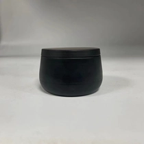Cina Scatola di candela di latta in metallo nero di vendita calda 6oz con coperchio produttore