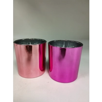 China Kerzenhalter aus roségoldenem Galvanikglas Hersteller