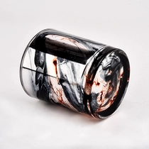 Cina hand painting 8oz glass candle jars for wholesale - COPY - brscsi produttore
