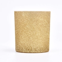 চীন বিবাহের জন্য 8oz গ্লাস মোমবাতি ধারক উপর শীর্ষ বিলাসবহুল চকচকে সামান্য হীরা প্রভাব নির্মাতা