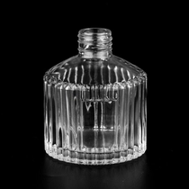 China Wholesale GEO 200ml Embossed Pattern Glass Diffuser Bottles For Sale manufacturer