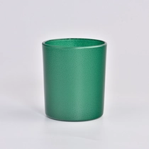 Kina 400 ml grønne stearinlysglas i glas tilpasset farveglas stearinlyskar fabrikant