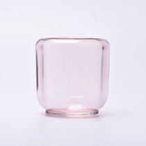Cina new strip pattern glass candle jars with different colors - COPY - a95471 produttore