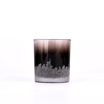 Китай home decor 8oz white glass candle jar with purple ring - COPY - enipf7 Производител