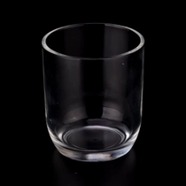 Китай домашен декор 6oz стъклен буркан за свещи с кръгло дъно Производител