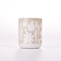 Chiny Aser grawerowany wzór wotywne ceramiczne słoiki na świece naczynia na świece producent