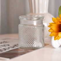 Kina Nytt produkt 505ml klare luksus stearinlysglass med lokk produsent