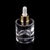 Cina lussuoso flacone contagocce in vetro trasparente da 50 ml produttore