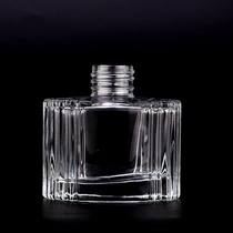 China Hot sale vertical line with customized logo on 130ml glass bottle for wholesale manufacturer