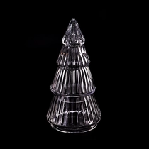 Kina Engros 10 OZ luksus lysestake i glass juletre lysestake produsent