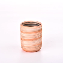 China Wholesale empty candle jars for candle making ceramic candle jars for home decor manufacturer
