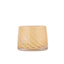 China Custom Unique Luxury Dot Colored Crystal Candle Holder Home Decoration Glass Candle Jar manufacturer