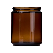 Kina Engros populære 8 oz ravglas lysbeholdere fabrikant