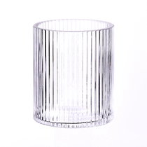 Kina Wholesale electroplating painting colored 200ml vertical line with customized logo glass perfume bottle for home deco - COPY - 208cga fabrikant