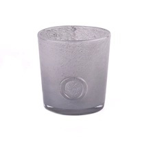 China Wholesale grey uniquely designed glass candle jars candle holders - COPY - 4tuwn5 fabrikant