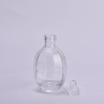 Κίνα Διαφανές γυάλινο μπουκάλι 8oz με καπάκι διακόσμηση σπιτιού κατασκευαστής