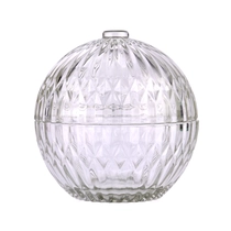 Kiina Xmas Glass Ornament -kynttiläpurkit kannellisilla lomakausilla valmistaja
