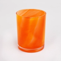 Китай 8oz стъклен буркан за свещи тип дъга за декорация на дома Производител