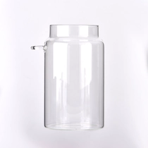 Kina 28 oz stor borosilikatglasflaske med kork låg og håndtag til ske fabrikant