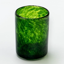 Chine Matériau du boîtier en verre bougeoirs en verre vert pour la vente en gros fabricant