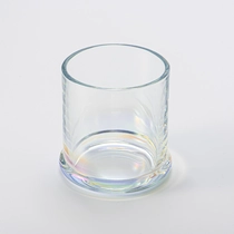 Kina Leverandør 14oz varmt salg iriserende dekoration glas stearinlys krukke fabrikant