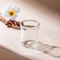 China Lieferant 150 ml einzigartige Form kleiner Kapazität Glas klares Gefäß Duft Sojalkerzenglas Glas Hersteller