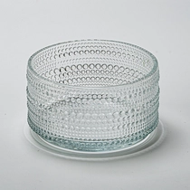 China Wholesale Spots Glass Candle Jars Custom 600ml Three Wicks Glass Candle Jars manufacturer