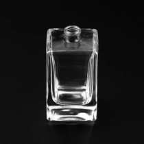 China Premium persegi bentuk botol minyak wangi kaca 45ml untuk pembungkusan wangian pengilang
