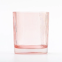 Kina Engros firkantet Shape Stripe glas stearinlyskar med Valentinsdag fabrikant